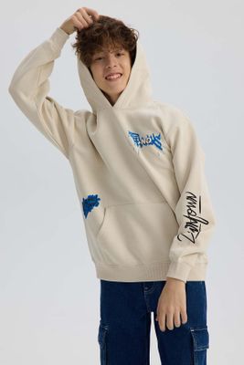 Imagen 2 del producto Polerón Niño Cerrado Urban Crudo