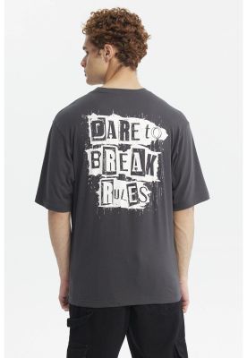 Imagen 2 del producto Polera Hombre Oversize Print Marengo