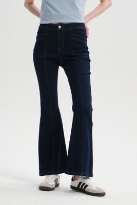 Imagen 1 del producto Jeans Mujer Flare Azul Oscuro
