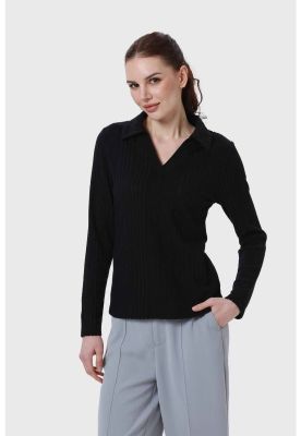 Imagen 2 del producto Polera Mujer Camman Rib Negro