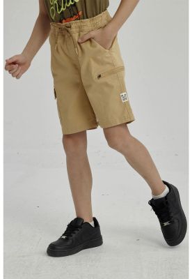 Imagen 2 del producto Bermuda Niño Cargo Gabardina Kaki