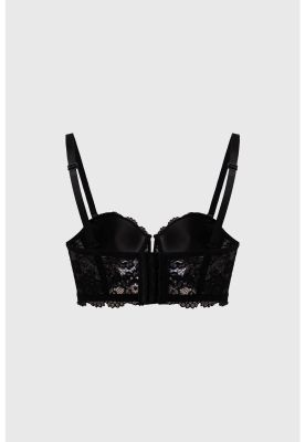 Imagen 2 del producto Sostén Mujer Strappless Encaje Negro