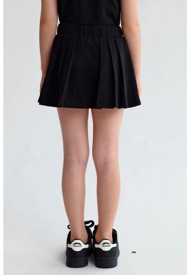 Imagen 2 del producto Falda Niña Tableada Con Lazo Negro