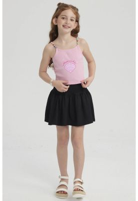 Peto Niña Rib Mostacilla Pabilo Rosado