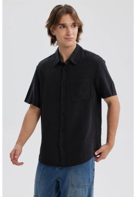 Imagen 2 del producto Camisa Hombre Lyocell Negro