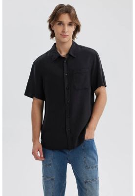 Imagen 1 del producto Camisa Hombre Lyocell Negro