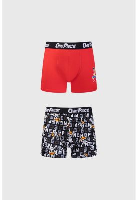 Bóxer Hombre Bipack Rojo