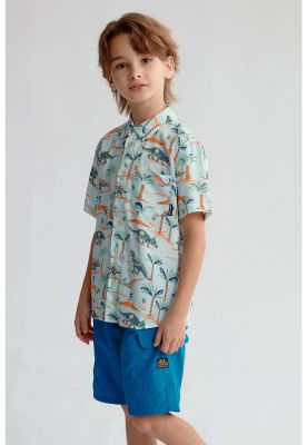 Imagen 2 del producto Camisa Niño Guayabera Aqua - ll
