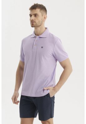 Imagen 2 del producto Polera Hombre Pique Básica Lisa Lila - lV