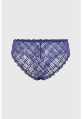 Imagen 2 del producto Calzón Mujer Pantaleta Detalle Encaje Azul