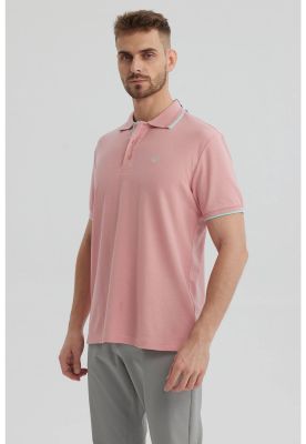 Imagen 2 del producto Polera Hombre Piqué Básica Lisa Palo Rosa - ll