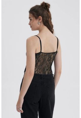 Imagen 2 del producto Polera Mujer Body Encaje Negro