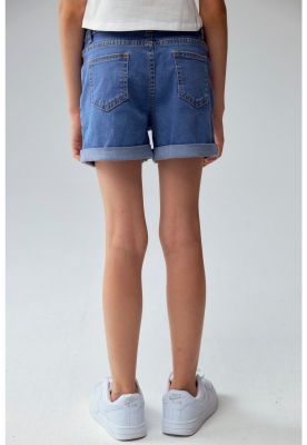 Imagen 2 del producto Short Niña Básico Denim Azul