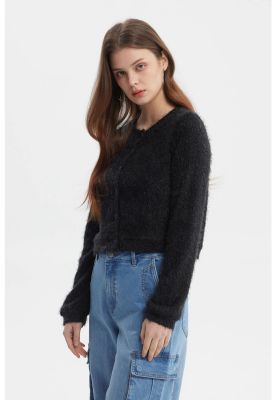 Imagen 2 del producto Sweater Mujer Slim Cuello Redondo Negro - ll