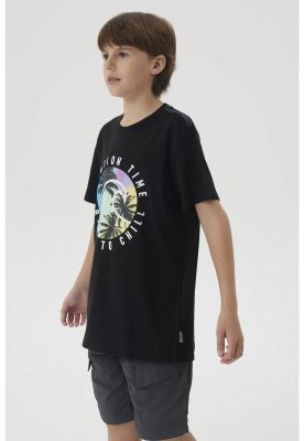 Imagen 2 del producto Polera Niño Print Posicional Negro