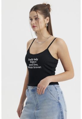 Imagen 2 del producto Peto Mujer Pabilo Aplicación  Negro