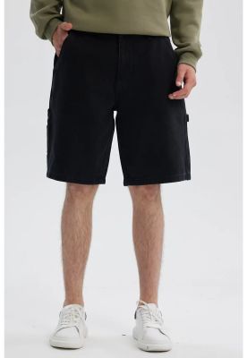 Bermuda Hombre Carpintero Baggy Fit Negro