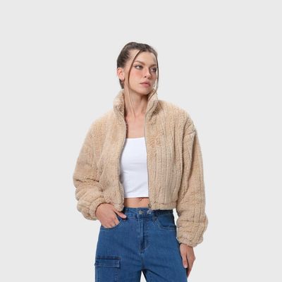 Imagen 2 del producto Chaqueta Mujer Tipo Polar Beige Fashion's Park