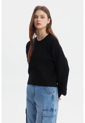 Imagen 2 del producto Sweater Mujer Tejido Juvenil Negro