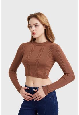 Imagen 2 del producto Sweater Mujer Crop Café- ll