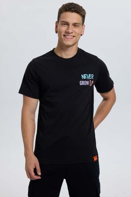 Polera Hombre Acid Wash Rugrats Negro