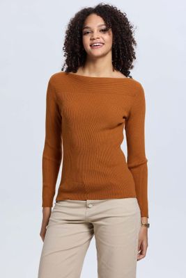 Imagen 2 del producto Sweater Mujer Liso Camel