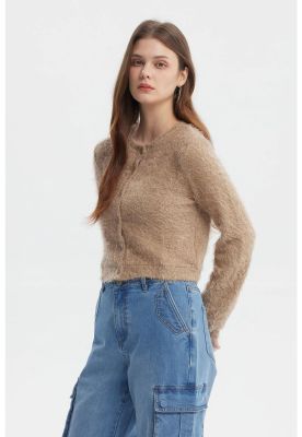 Imagen 2 del producto Sweater Mujer Slim Cuello Redondo Beige - ll