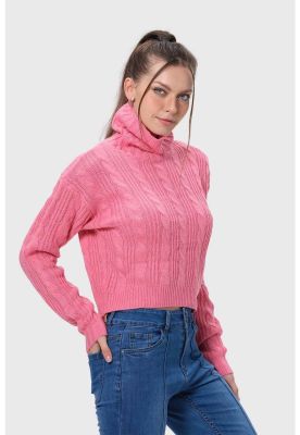 Imagen 2 del producto Sweater Mujer Trenzado Rosado