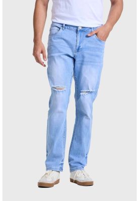 Imagen 1 del producto Jeans Hombre Slim Rotura Celeste