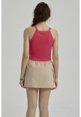 Imagen 2 del producto Peto Niña Rib Cuello Halter Fucsia