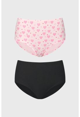 Imagen 1 del producto Calzón Mujer Bipack Pantaleta Tiro Alto Palo Rosa