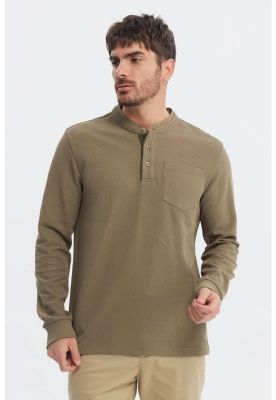 Imagen 1 del producto Polera Hombre Slim Verde Oliva