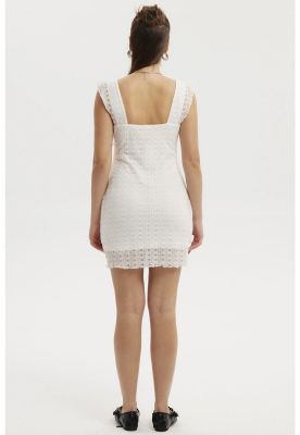 Imagen 2 del producto Vestido Mujer Corto Textura Crudo