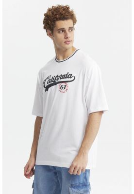 Imagen 2 del producto Polera Hombre Oversize Print City Blanco