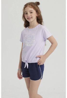 Imagen 2 del producto Polera Niña Nudo Lila