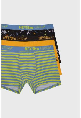 Imagen 2 del producto Bóxer Niño Tripack Teens Amarillo