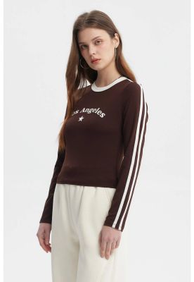 Imagen 2 del producto Polera Mujer Ciudad Café Oscuro