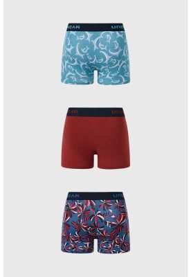 Imagen 2 del producto Bóxer Hombre Tripack Liso Burdeo - ll