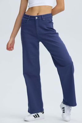 Imagen 2 del producto Jeans Mujer Calce Recto Azul Oscuro