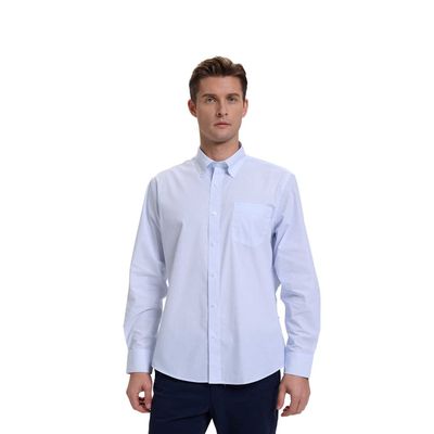 Camisa Hombre Mini Print Blanco Iv  Fashion's Park