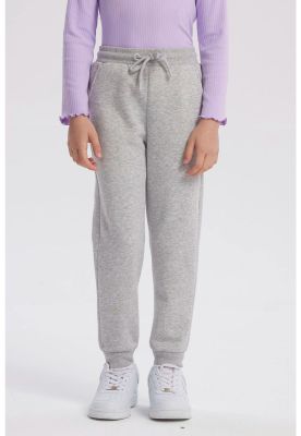 Imagen 1 del producto Pantalón Buzo Niña Jogger Gris Melange