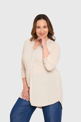 Imagen 2 del producto Polera Mujer Manga Roll Up Arena