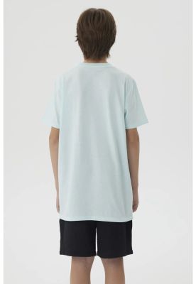 Imagen 2 del producto Polera Niño Mini Print Posicional Aqua