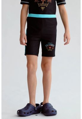 Short De Baño Niño Básico Negro