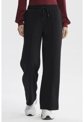 Imagen 1 del producto Pantalón De Buzo Mujer Wide Leg Negro