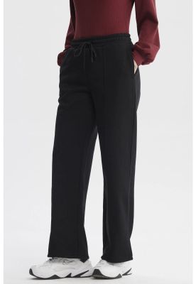 Imagen 2 del producto Pantalón De Buzo Mujer Wide Leg Negro