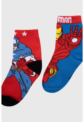 Calcetín Niño Bipack Avengers Rojo
