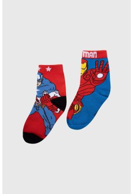 Imagen 2 del producto Calcetín Niño Bipack Avengers Rojo