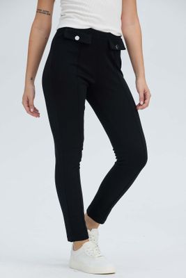 Imagen 2 del producto Calza Mujer Pretina Elasticada Negro