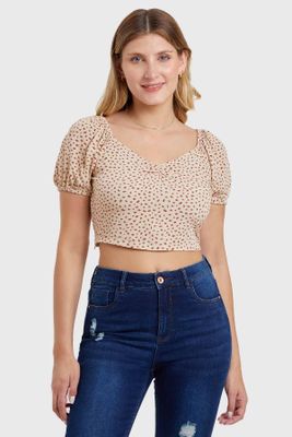 Imagen 1 del producto Blusa Recogido Escote Nude